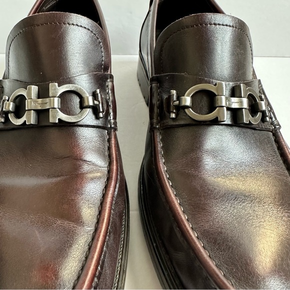 Salvatore Ferragamo Men’s Moccasin with Gancini Ornament 8.5 - Picture 7 of 16